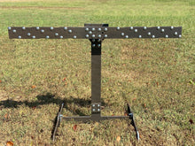 Load image into Gallery viewer, Magnum Target 3/8" AR500 Portable Revolving Plate Rack / Dueling Tree “No Weld” - Texas Star Type - Reactive Steel Shooting Target w/ 6in Paddles (RPR-10)