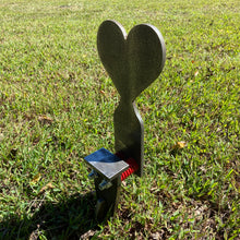 Load image into Gallery viewer, Magnum Target 6"x12" 3/8" AR500 Auto Reset Heart Popper - Suit Playing Card - Spring Reactive Metal Steel Shooting Target (SPR-HEART6x12AR500)