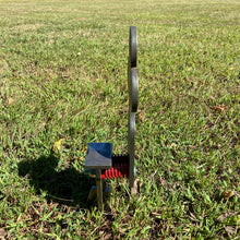 Load image into Gallery viewer, Magnum Target 6"x12" 3/8" AR500 Auto Reset Club Popper - Suit Playing Card - Spring Reactive Metal Steel Shooting Target (SPR-CLUB6x12AR500)