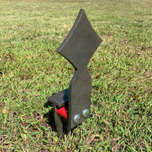 Load image into Gallery viewer, Magnum Target 6"x12" 3/8" AR500 Auto Reset Diamond Popper - Suit Playing Card - Spring Reactive Metal Steel Shooting Target (SPR-DIAMOND6x12AR500)