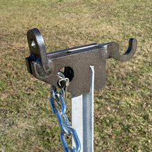 Load image into Gallery viewer, Magnum Target 3/8" AR500 2/3 Scale 66% 12"x20" IDPA/IPSC Steel Shooting Gong Target w/ Spring T-Post Mount / Hook (G12x201S-SPRTPM1AR500)