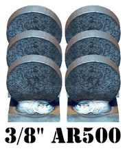 Load image into Gallery viewer, 3in 3/8" AR500 Knockover Steel Shooting Targets - Metal NRA Range Knock-downs (K36AR500)