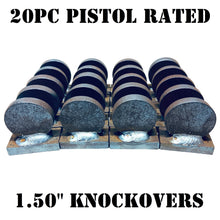 Load image into Gallery viewer, Magnum Target 20pc. Coin Challenge 1.50" Knockovers - Steel Shooting Targets - .22LR Rim-fire & Pistol (KC1.50-20PC)