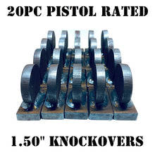 Load image into Gallery viewer, Magnum Target 20pc. Coin Challenge 1.50&quot; Knockovers - Steel Shooting Targets - .22LR Rim-fire &amp; Pistol - KC1.50-20PC

