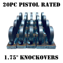 Load image into Gallery viewer, Magnum Target 20pc. Coin Challenge 1.75" Knockovers - Steel Shooting Targets - .22LR Rim-fire & Pistol (KC1.75-20PC)