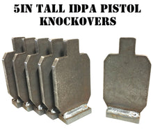 Load image into Gallery viewer, Steel IDPA Knockover Pistol Target