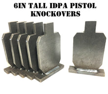 Load image into Gallery viewer, Steel IDPA Knockover Pistol Target
