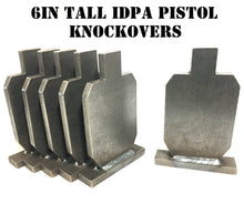 Load image into Gallery viewer, Steel IDPA Knockover Pistol Target