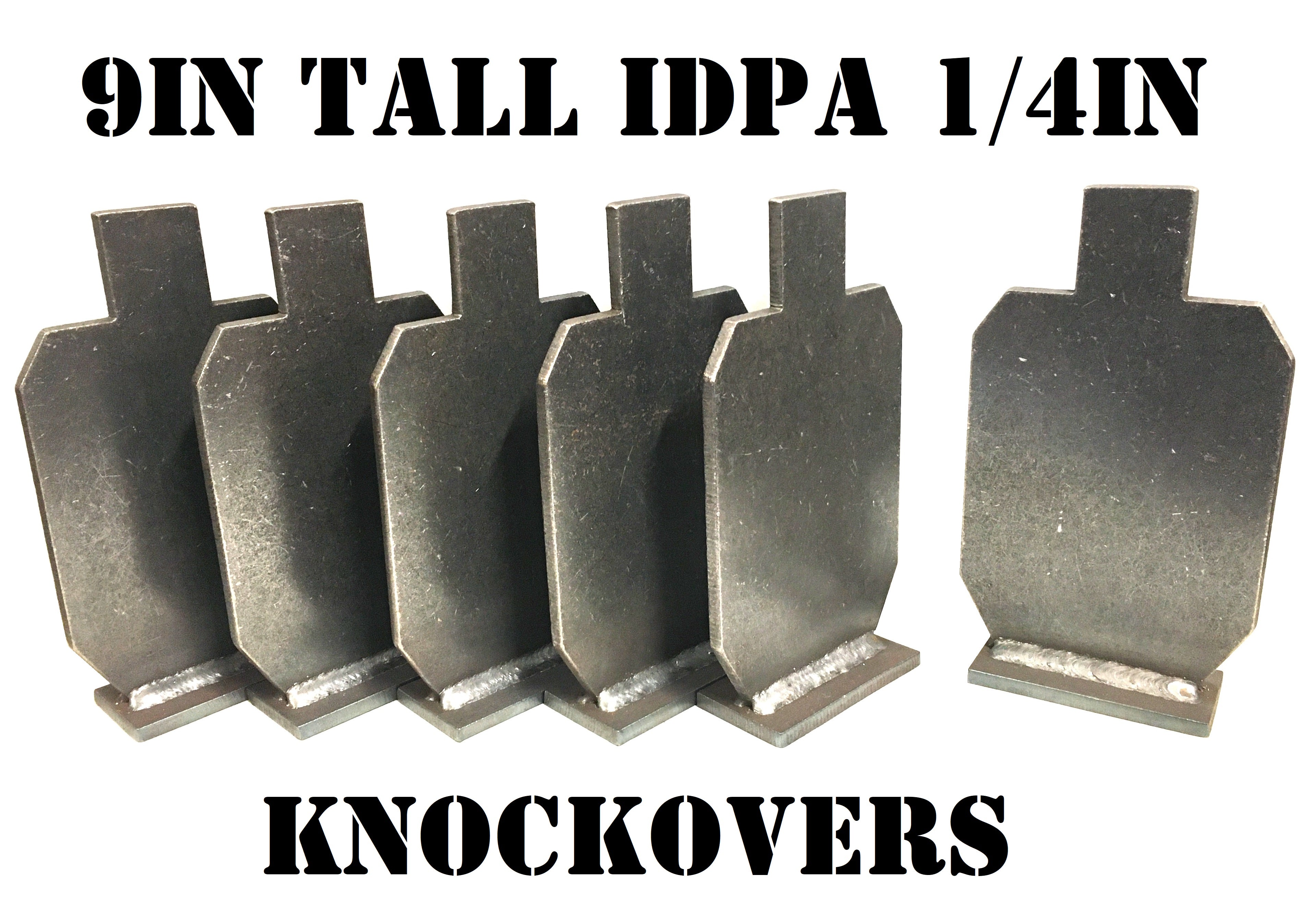 Shooting Targets Metal 6" AR500 Steel Knock-Down Targets - 3/8