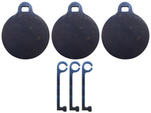 Load image into Gallery viewer, Magnum Target 3/8" AR500 Interlocking Know Your Limits KYL 6" Round NRA Steel Shooting Targets w/ Hooks for 3/4" EMT Conduit or 1" OD Pipe (KYL-H63E-CH3-AR500-IL)