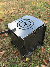 Load image into Gallery viewer, Magnum Target Portable Burn Cage 12inx12in Box Campfire Stove Fire Pit Camping RV (PBC12x12)