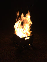 Load image into Gallery viewer, Magnum Target Portable Burn Cage 12inx12in Box Campfire Stove Fire Pit Camping RV (PBC12x12)