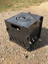 Load image into Gallery viewer, Magnum Target Portable Burn Cage 12inx12in Box Campfire Stove Fire Pit Camping RV (PBC12x12)
