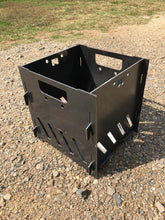 Load image into Gallery viewer, Magnum Target Portable Burn Cage 12inx12in Box Campfire Stove Fire Pit Camping RV (PBC12x12)