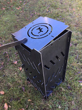 Load image into Gallery viewer, Magnum Target Portable Burn Cage 12inx24in Box Campfire Stove Fire Pit Camping RV (PBC12x24)