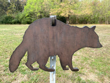 Load image into Gallery viewer, 9.25"x16" 3/8" AR500 Full Size Racoon Varmint Silhouette Steel Shooting Target 1pc Range/Hunting (RACOON9x161SAR500-1H)