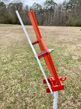 Load image into Gallery viewer, Magnum Target RINGER 12"x24" 3/8" AR500 Steel Reactive Shooting Target A & B/C Zone for T-Post (RGR-BCZ12x24-TPM)