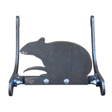 Load image into Gallery viewer, Magnum Target 3/8" AR500 Rat Rocking Ground Target Stand - Hardened Metal Steel Shooting Target (RGT-RAT1AR500)