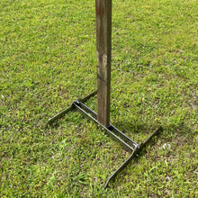 Load image into Gallery viewer, 2x4 Steel Shooting Target STAND BASE ONLY - 30" Long Legs (2x4STD-1CB-2LONGLEG-NP)