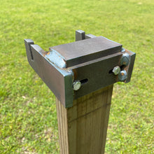 Load image into Gallery viewer, Zipper 13"x30" 3/8" AR500 Full Size IDPA Steel Hostage Reactive Dueling Tree Shooting Target w/ 2x4 Mount & Stand (ZPR13x30SM2x4-LONGLEG-KIT-NP)