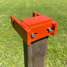 Load image into Gallery viewer, Magnum Target RINGER 12"x24" 3/8" AR500 Steel Reactive Shooting Target A & B/C Zone w/ 2x4 Stand (RGR-BCZ12x24-SM2x4)