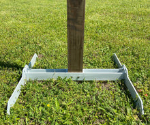 Load image into Gallery viewer, 15"x30" FULL SIZE IDPA 3/8" AR500 Steel Hostage Reactive Shooting Target w/ 2x4 Mount & Stand (HT15x30SM2x4-LONGLEG-KIT)