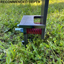 Load image into Gallery viewer, Magnum Target 8"x20" 3/8" AR500 Auto Reset Spring Popper - Reactive Metal Steel Shooting Target (SPR-PPR8x20AR500)