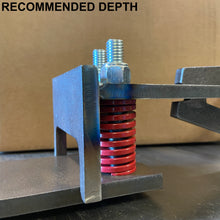 Load image into Gallery viewer, Magnum Target 8"x20" 3/8" AR500 Auto Reset Spring Popper - Reactive Metal Steel Shooting Target (SPR-PPR8x20AR500)