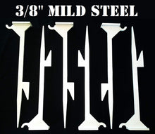 Load image into Gallery viewer, Magnum Target 24 inch Heavy Duty Knockover / Hanger Stands for Steel Targets - 6pc Metal Set (STD6W-HOOK)