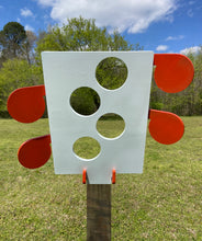 Load image into Gallery viewer, Stringer 12"x18" 3/8" AR500 Steel Hostage Reactive Dueling Tree Shooting Target w/ 2x4 Mount & Stand (STR12x18SM2x4-KIT)