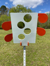 Load image into Gallery viewer, Stringer 12"x18" 3/8" AR500 Steel Hostage Reactive Dueling Tree Shooting Target w/ T-post Mount (STR12x18TPM-KIT)