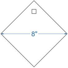 Load image into Gallery viewer, 8" x 3/8" AR500 Cowboy Action CAS Diamond - Suit / Playing Card Steel Shooting Target (SUIT8AR500-1PC-DIAMOND)