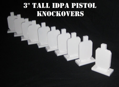 Steel IDPA Knockover Pistol Target