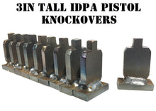 Load image into Gallery viewer, Steel IDPA Knockover Pistol Target