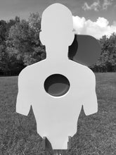 Load image into Gallery viewer, 12"x21" 3/8" AR500 Combatant Steel Hostage Reactive Shooting Target w/ T-post Mount (CSHT12x21TPM2DT-KIT)