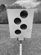 Load image into Gallery viewer, Stringer 12"x18" 3/8" AR500 Steel Hostage Reactive Dueling Tree Shooting Target w/ T-post Mount (STR12x18TPM-KIT)