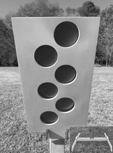 Load image into Gallery viewer, Stringer 12"x24" 3/8" AR500 Steel Hostage Reactive Dueling Tree Shooting Target w/ 2x4 Mount & Stand (STR12x24SM2x4-KIT)