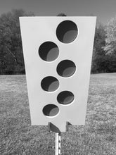 Load image into Gallery viewer, Stringer 12"x24" 3/8" AR500 Steel Hostage Reactive Dueling Tree Shooting Target w/ T-post Mount (STR12x24TPM-KIT)