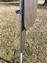 Load image into Gallery viewer, Magnum Target 3"x20" 3/8" AR500 Steel T-Post Protector Plate for Shooting Target Stands 1pc (TP-PP3x20AR500)