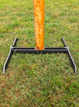 Load image into Gallery viewer, Zipper 13"x30" 3/8" AR500 Full Size IDPA Steel Hostage Reactive Dueling Tree Shooting Target w/ 2x4 Mount & Stand (ZPR13x30SM2x4-LONGLEG-KIT-NP)