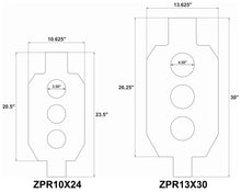 Load image into Gallery viewer, Zipper 10.5"x24" 3/8" AR500 IDPA Steel Hostage Reactive Dueling Tree Shooting Target w/ T-post Mount (ZPR10x24TPM-KIT-NP)