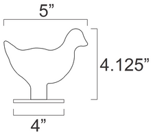 Load image into Gallery viewer, 3/8sc IHMSA Metallic Silhouette Targets - 20pc Small Bore Pistol Knock-overs (3820NP-IHMSA)
