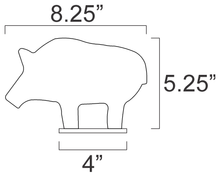 Load image into Gallery viewer, 3/8sc IHMSA Metallic Silhouette Targets - 20pc Small Bore Pistol Knock-overs (3820NP-IHMSA)