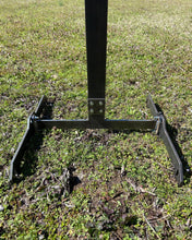 Load image into Gallery viewer, Magnum Target 3/8" AR500 Portable Revolving Plate Rack “No Weld” Reactive Steel Shooting Target w/ 6in Paddles (RPR-8)