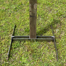 Load image into Gallery viewer, 2x4 Mount & Stand for 3/8" AR500 Steel Reactive Hostage Shooting Targets (SM2x4-LONGLEG-KIT-NP)