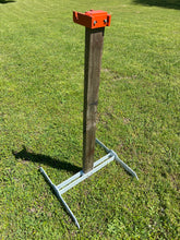 Load image into Gallery viewer, 2x4 Mount & Stand for 3/8" AR500 Steel Reactive Hostage Shooting Targets (SM2x4-LONGLEG-KIT)