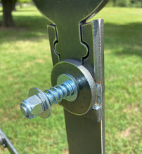 Load image into Gallery viewer, Magnum Target Portable 1/4" .22LR Rimfire Texas Star “No Weld” Reactive Steel Shooting Target w/ 4in Paddles (TS-4-14)