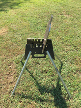 Load image into Gallery viewer, Magnum Target 7x12 IDPA 3/8" AR500 Hardened Steel Shooting Target w/ Metal Ground Range Stand for 3/4"EMT Conduit (GT7X121AR500EMT)