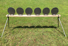 Load image into Gallery viewer, Magnum Target 3/8" AR500 2x4 Steel Shooting Target Gong Hanger Horizontal Hook Mounts 2pc Set (2x4-HHM2AR500)