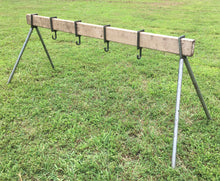 Load image into Gallery viewer, 2pc 3/8" AR500 2x4 Steel Shooting Target Gong Hanger Vertical Hook Mounts (2x4-VHM2AR500)